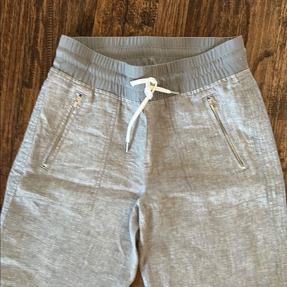 Athleta Linen Wide Leg Pants Sz. 2 - Picture 3 of 5